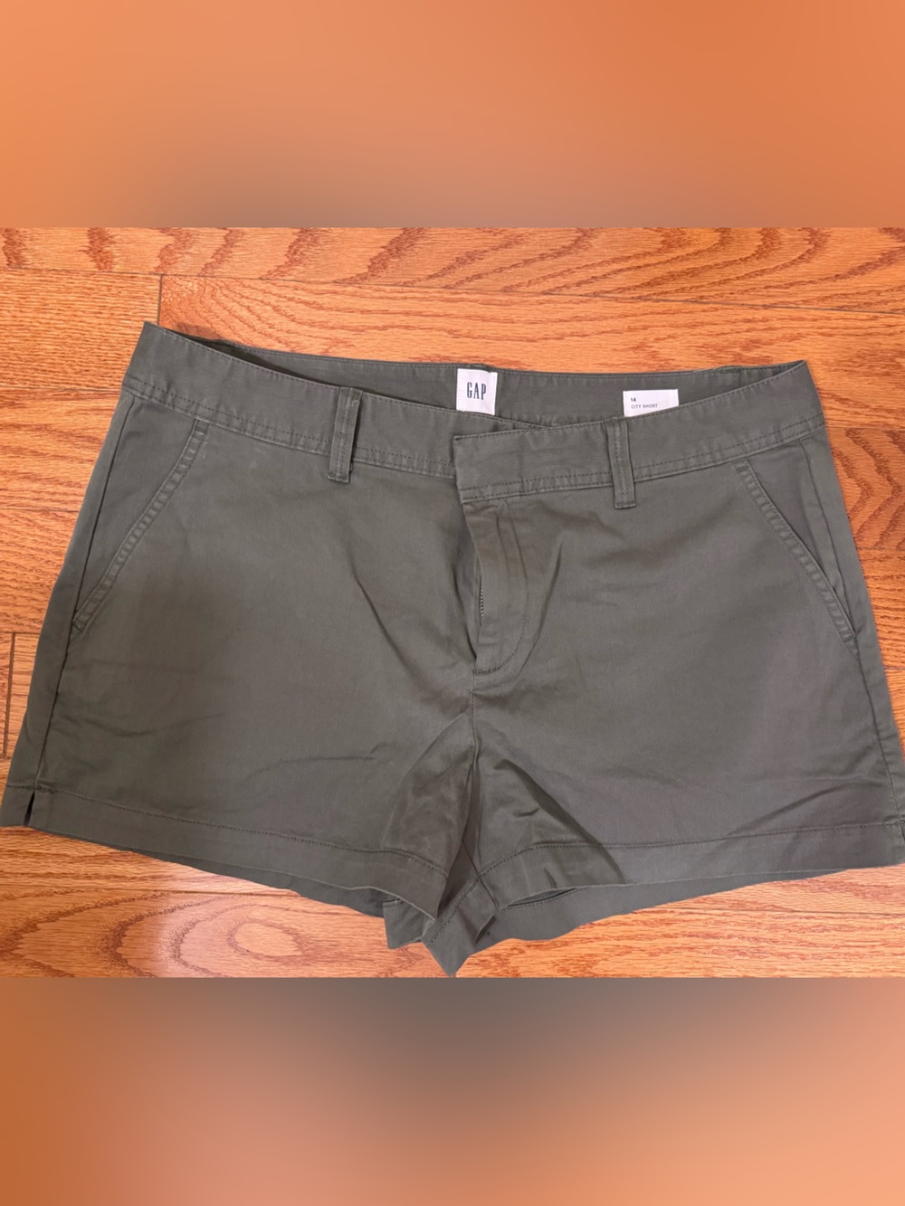 GAP Women's Olive Utility Shorts